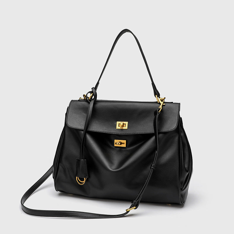 Women's Kelly Genuine Leather Large Capacity Totes Handbags