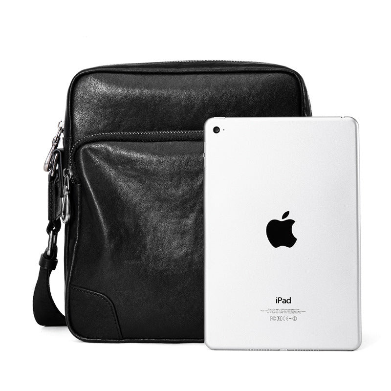 Men's Business First Layer Cowhide Genuine Leather Men's Shoulder Bags