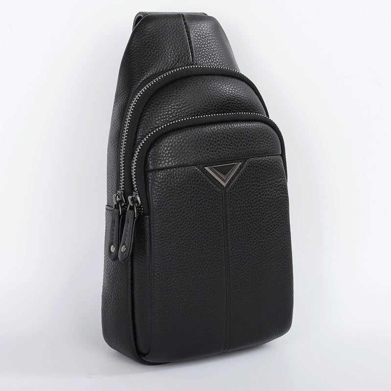 Men's Genuine Leather Business Multifunction First Layer Men's Messenger Bags