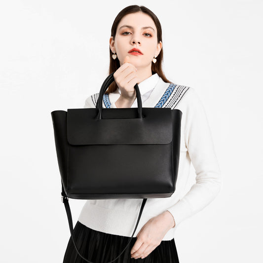 Women's High-grade Cowhide Big Genuine Leather Trendy Crossbody Bags