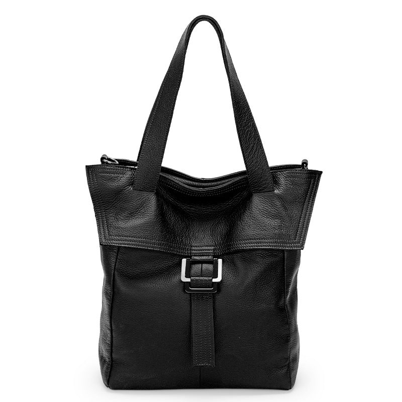 Women's Leather First Layer Cowhide Big Large Shoulder Bags