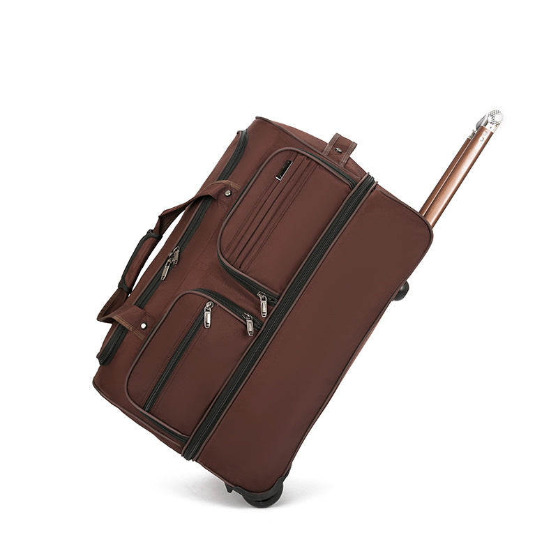 Women's & Men's & Scalable Large Capacity Wheeled Boarding Travel Bags