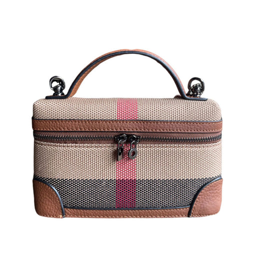 Trendy Female Texture One Niche Unique Small Square Bags