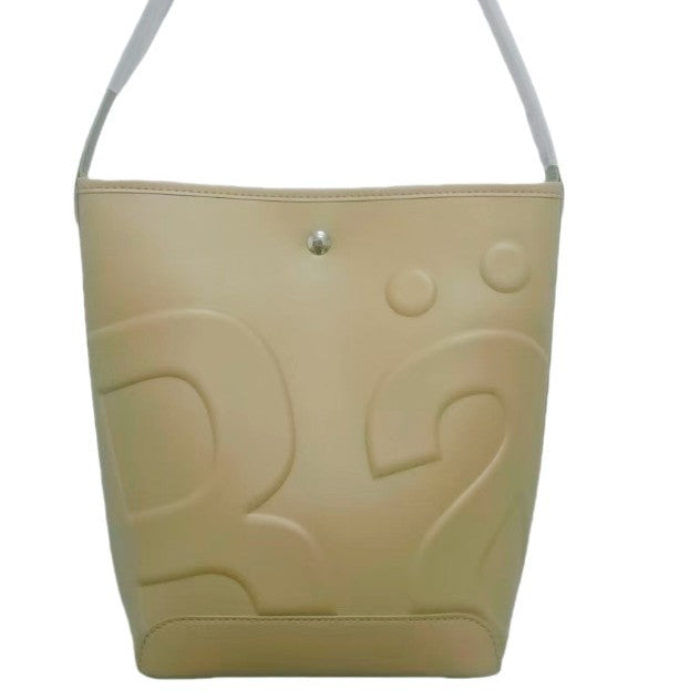 Autumn Thailand Niche Letter Embossed Fashion Bucket Bags