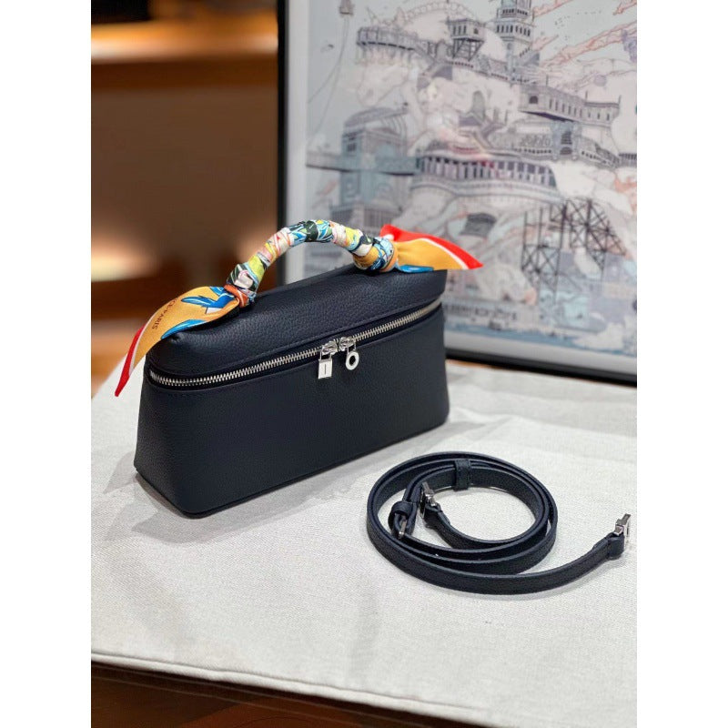 Layer Cowhide Lunch Box Fashion High Sense Versatile Shoulder Bags