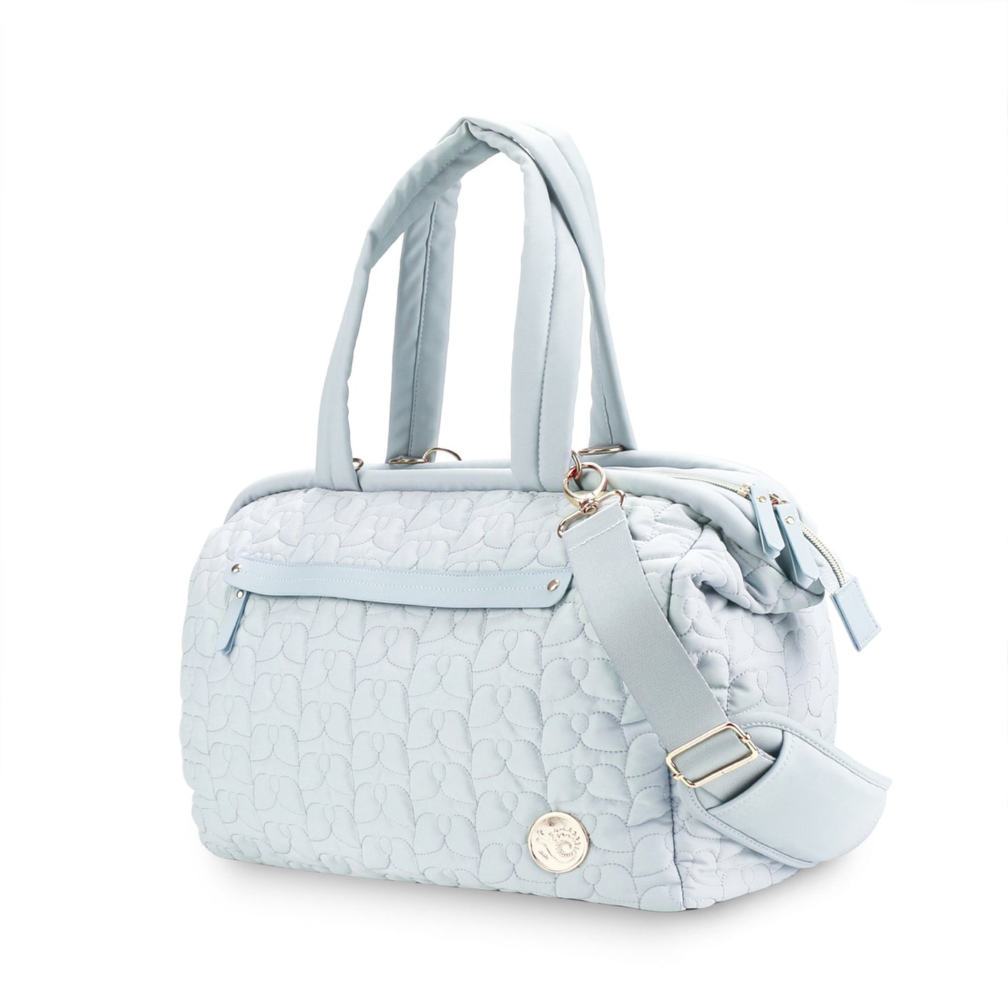 Mummy Quilted Embroidery Pattern Large Capacity Bags