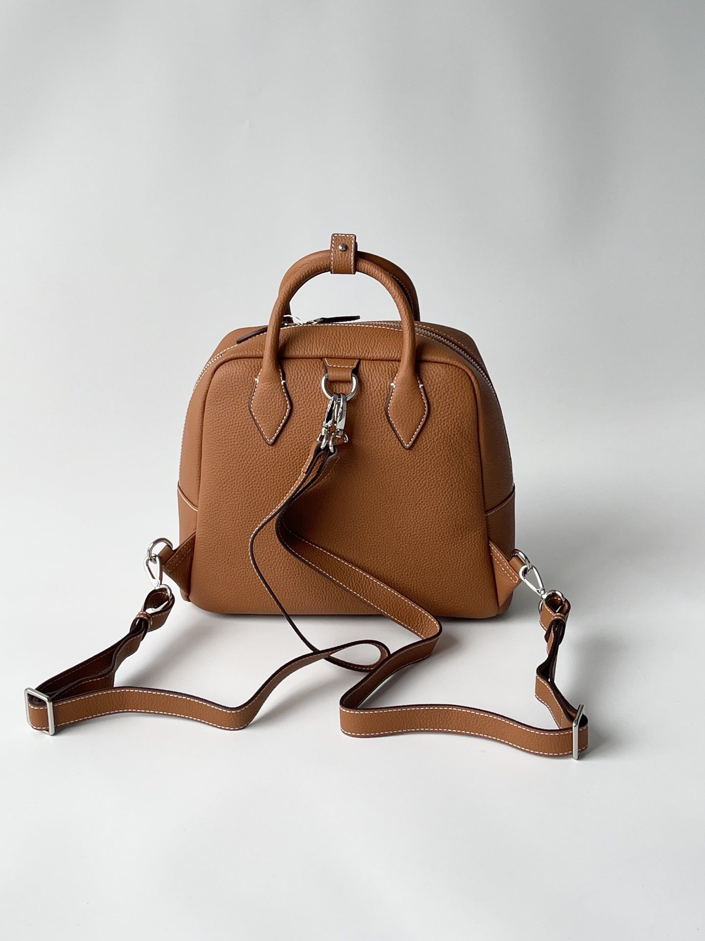 Handmade First Layer Cowhide Large Capacity Backpacks