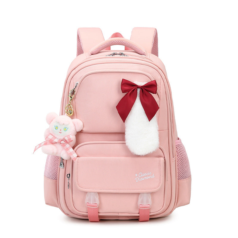 To Primary Female Burden Relief Spine Protection Ultra Light Elementary School Students' Schoolbags