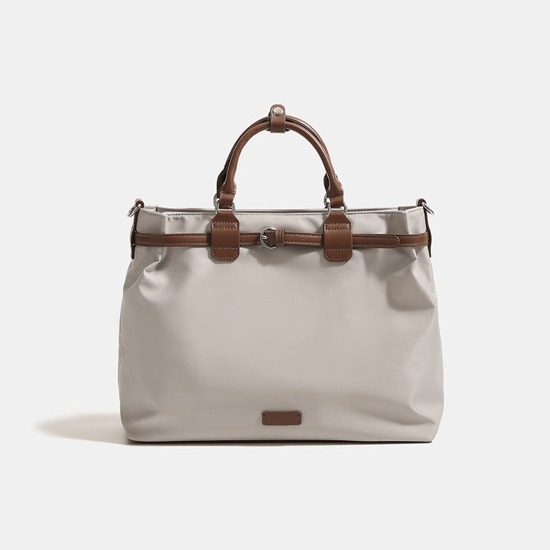 Women's Nylon Large Capacity Portable Class Commuter Tote Bags