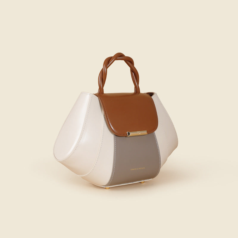 Women's High-grade Shell Exquisite For Contrast Color Fashion Handbags