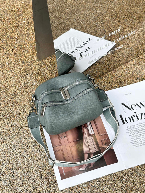 Women's Summer Advanced Texture Niche Light Luxury Genuine Crossbody Bags