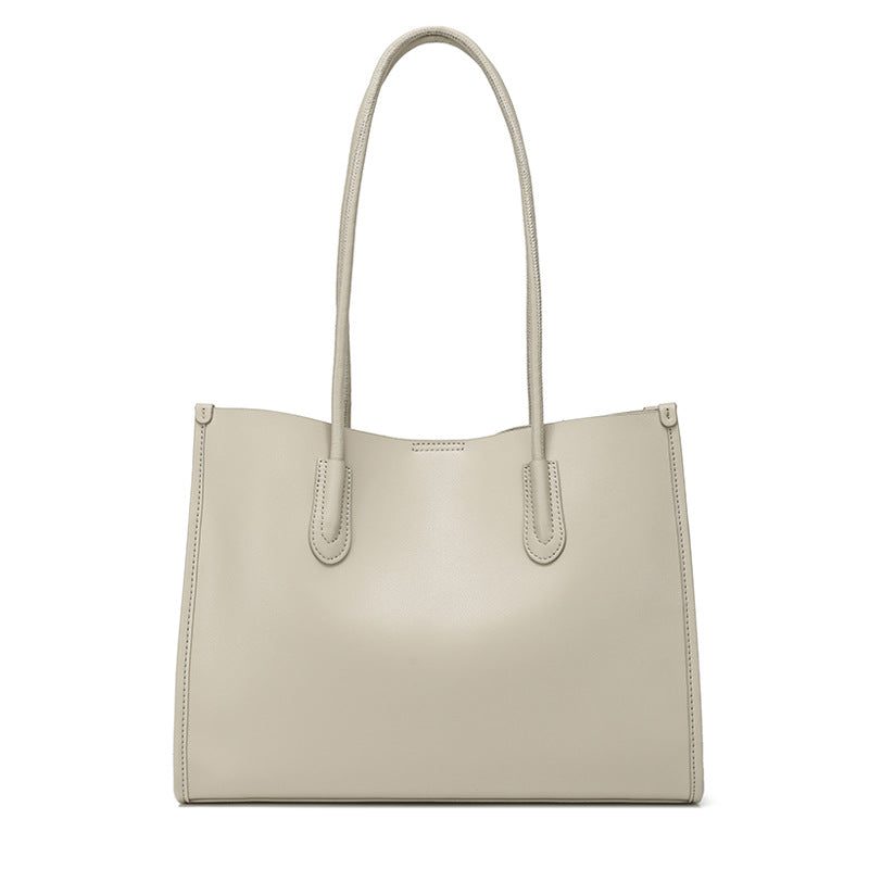 Women's Large Capacity Leather Niche High Sense Shoulder Bags