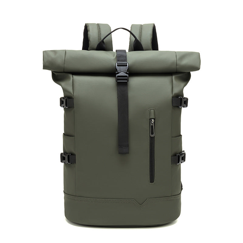 Men's Fashion Trend Curved Edge Large Capacity Computer Backpacks
