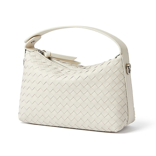 Women's Fashion Rhombus Hand Dumpling Genuine Leather Crossbody Bags