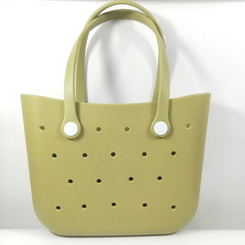 Charming Comfortable Durable Beach Basket Hole Handbags