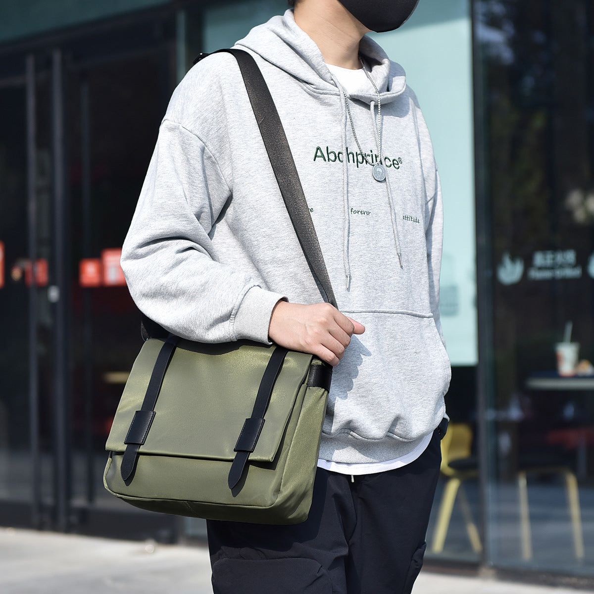 Men's Trendy Business Waterproof Hard-wearing Male Men's Messenger Bags