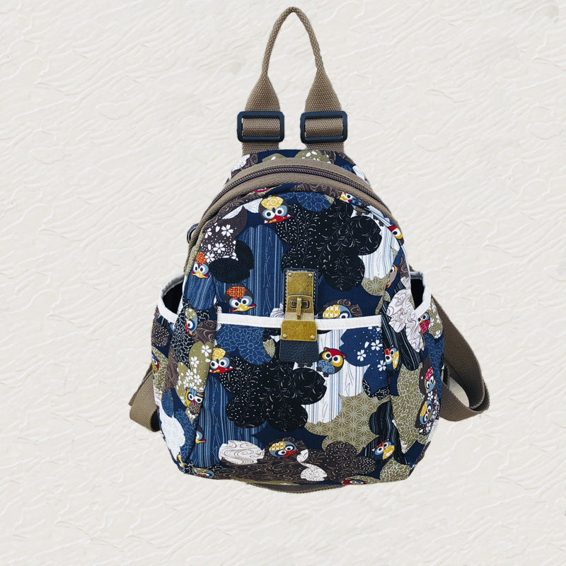 Unique Graceful Fashionable Cotton Linen Leisure Backpacks