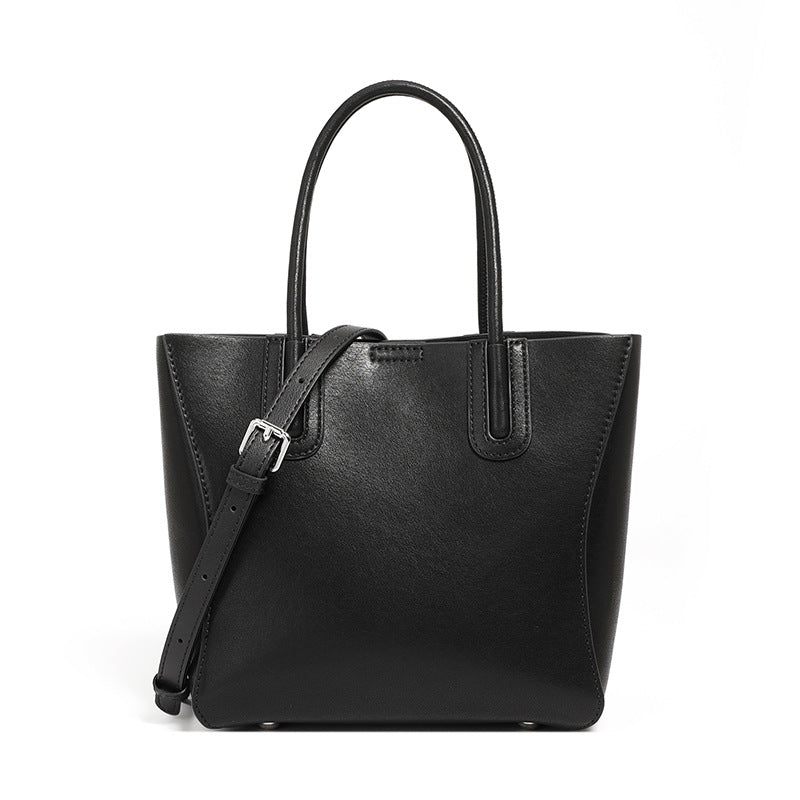 Women's Genuine Leather Simple Artistic Retro Vegetable Crossbody Bags
