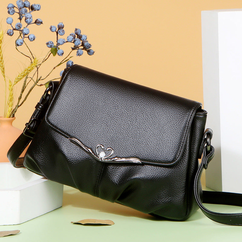 Women's Soft Leather Simple Elegant Gift For Crossbody Bags