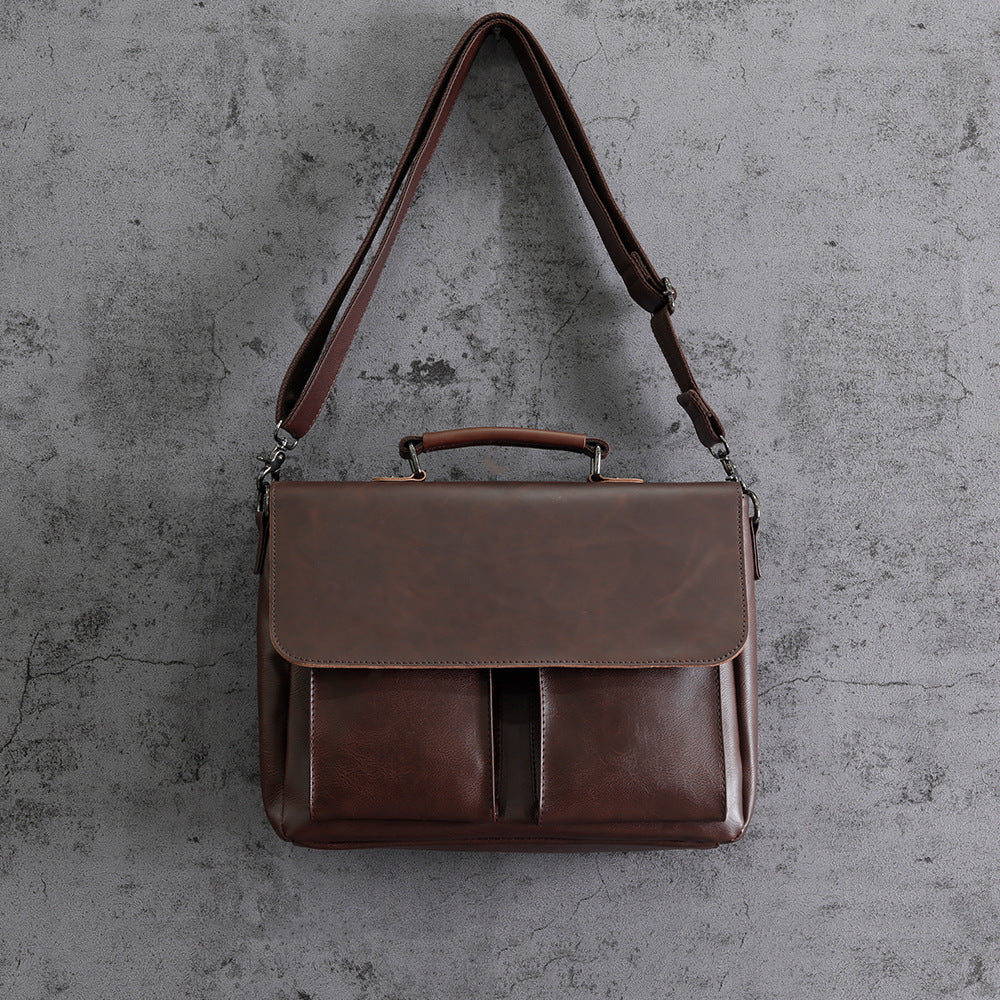 Men's Cool Business Retro Korean Trendy Men's Briefcases
