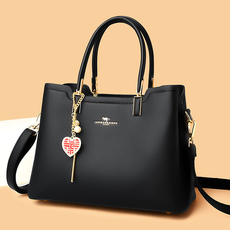 Women's Soft Leather Mouth To Give Mom Tote Bags