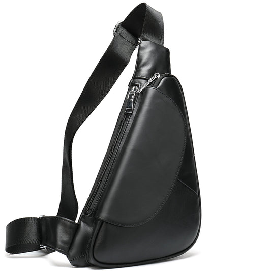 Men's Stylish Crocodile Pattern Leather Cowhide Bags