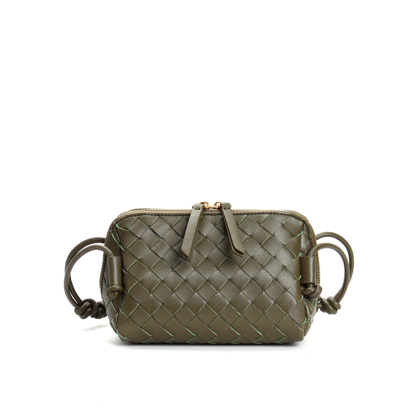 French Style Woven High Quality Leather Shoulder Bags