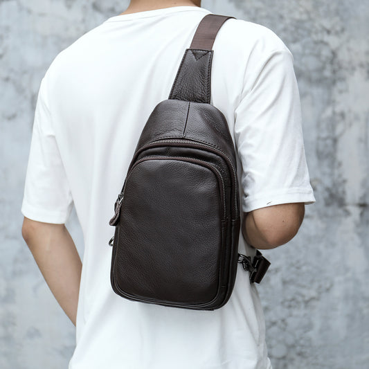 Men's Graceful Leather Retro Cowhide Fashion Bags