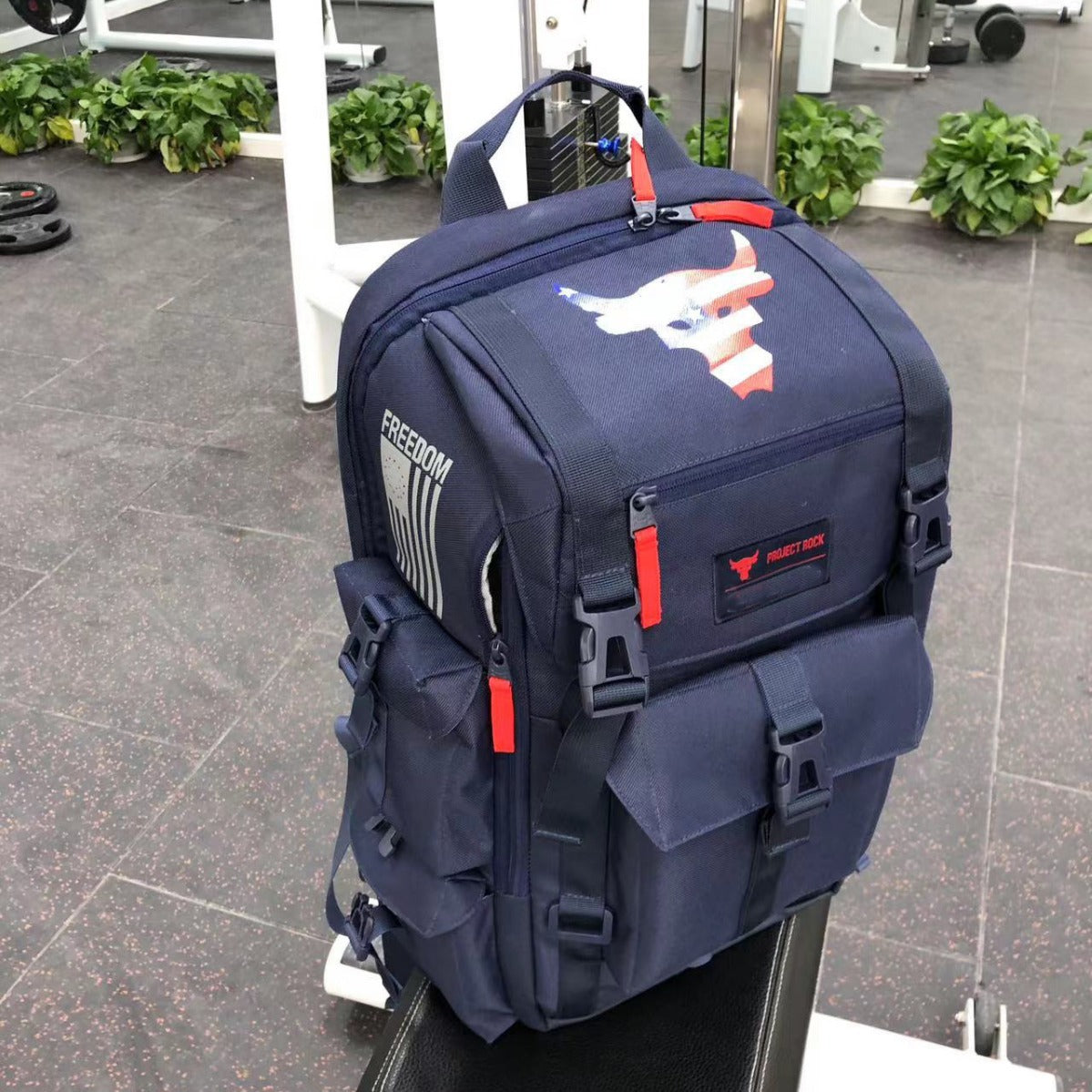 Men's Glamorous Workout Johnson Two Shoulders Sports Backpacks