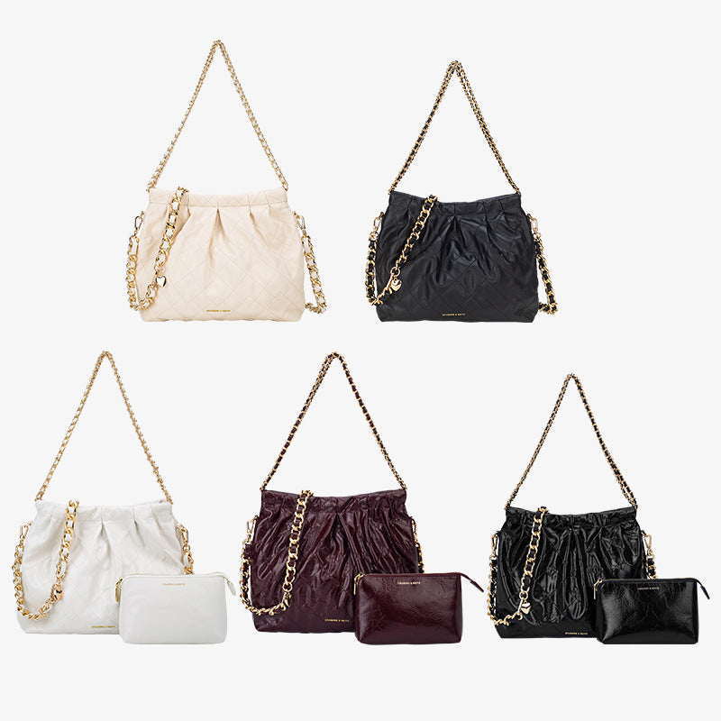 Female Large Capacity Totes High Sense Bucket Bags
