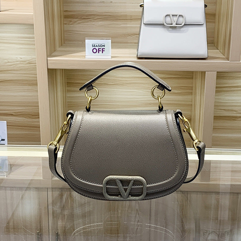 Women's High-grade Summer Underarm Portable Design Saddle Crossbody Bags