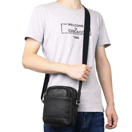 Men's New Top Layer Cowhide Portable Men's Messenger Bags