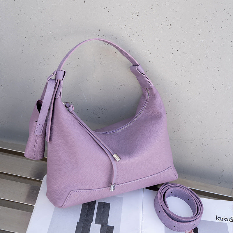 Women's Cowhide Korean Style Pillow Light Luxury Crossbody Bags