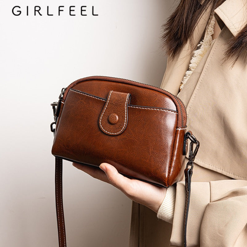 Women's New Comfortable Trendy Genuine Leather Crossbody Bags