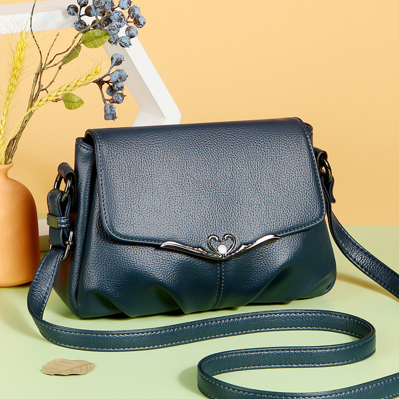 Women's Soft Leather Simple Elegant Gift For Crossbody Bags