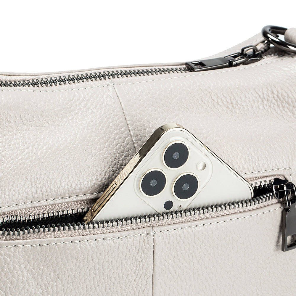 Women's Genuine Leather Fashion First Layer Cowhide Crossbody Bags