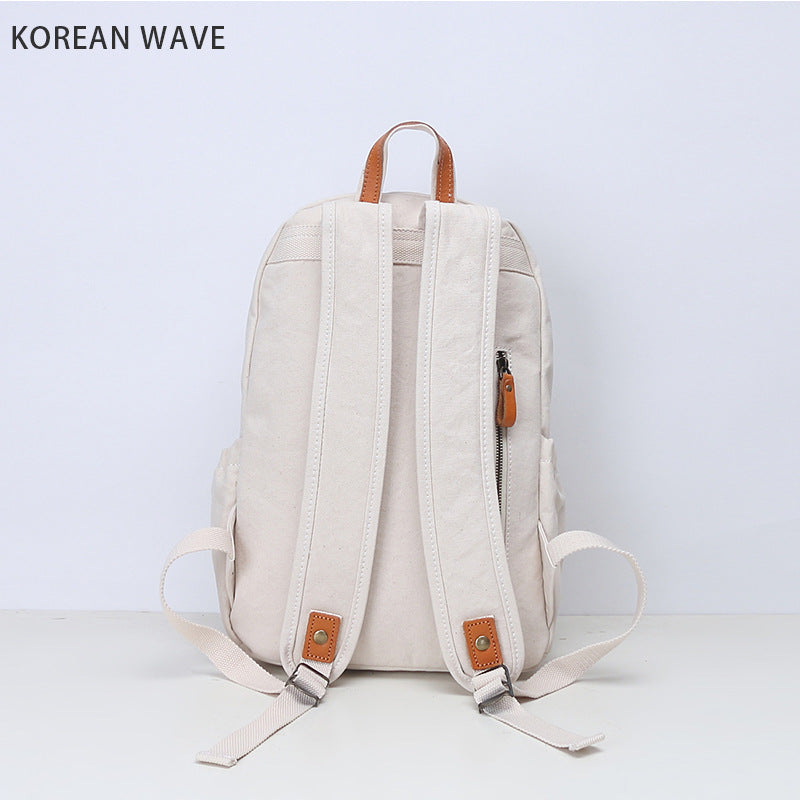 Women's & Men's & Canvas With Cattlehide Daily Shiralee Backpacks