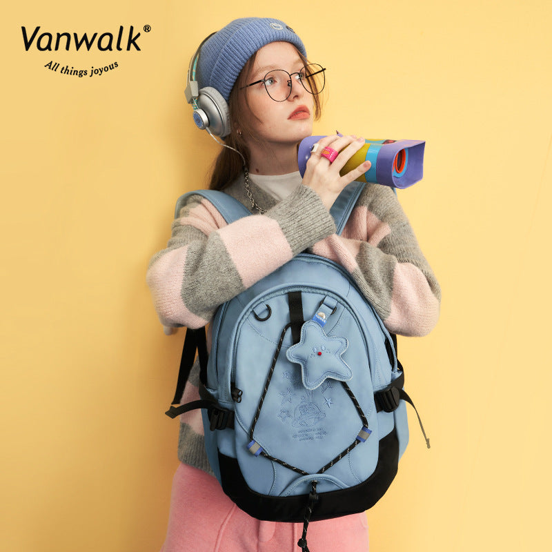 Rabbit Homemade Cute Toffee Female With Pendant Backpacks