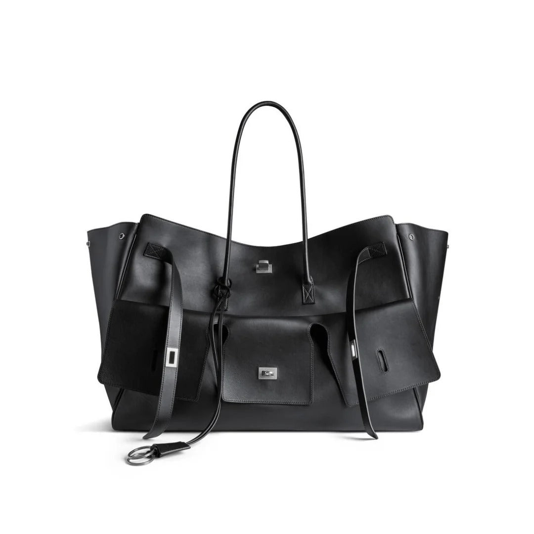 High Quality Cowhide Fashionable Loose Large Tote Bags