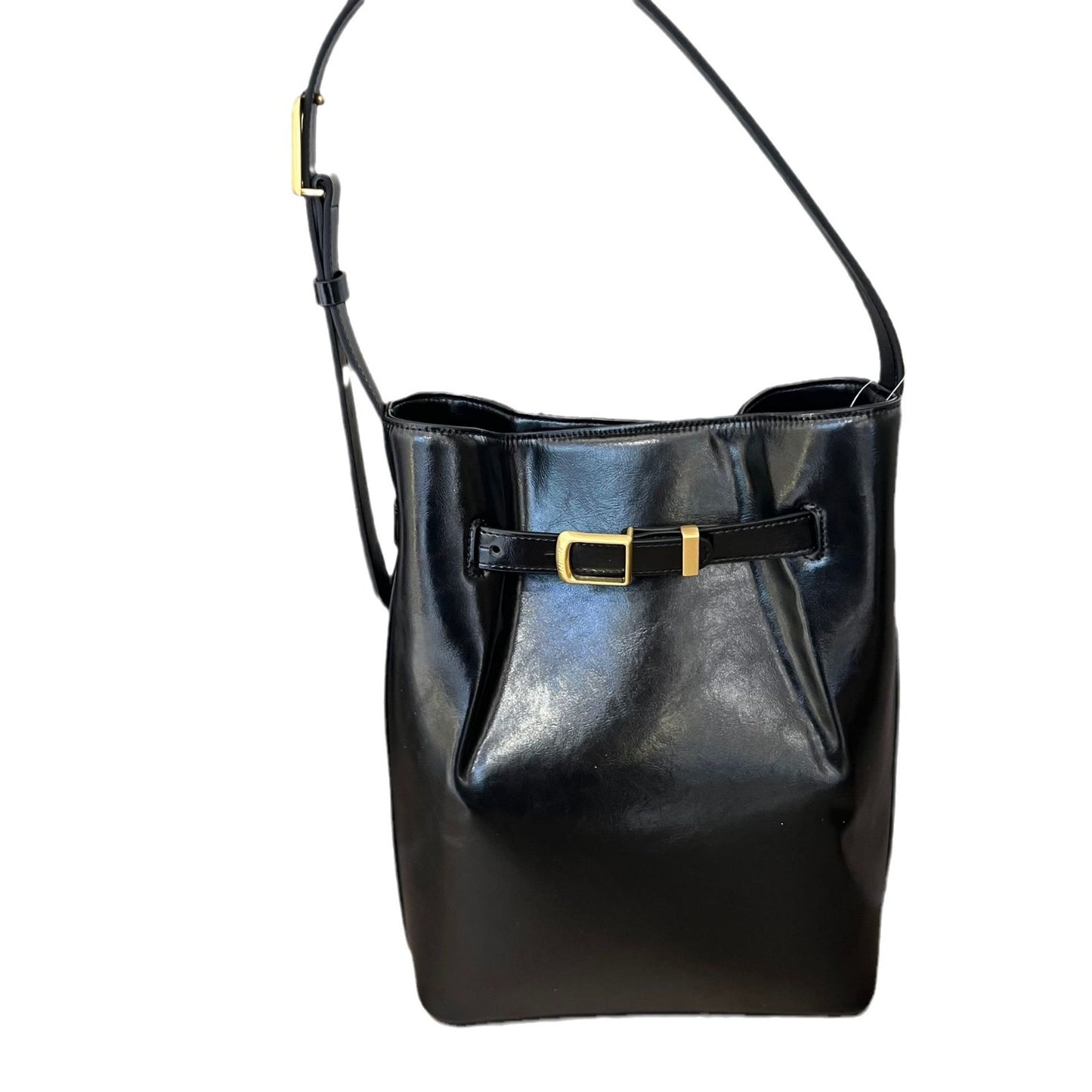 Women's Popular Niche Leather Cowhide High-grade Bucket Bags