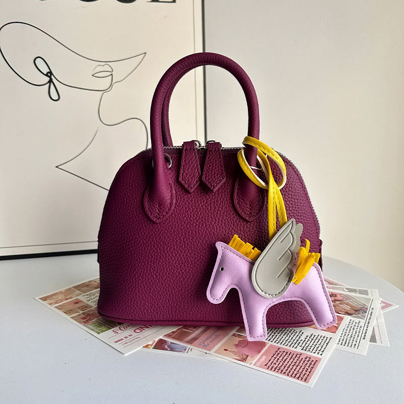 Women's Genuine Leather Shell Niche High-grade Portable Crossbody Bags