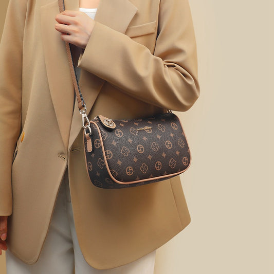 Women's Summer Dumpling Printed High Sense Mother Crossbody Bags