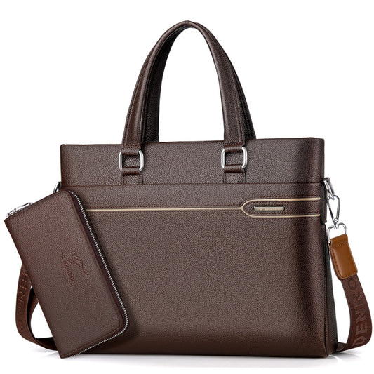 Men's File Business Horizontal Computer Korean Style Men's Handbags