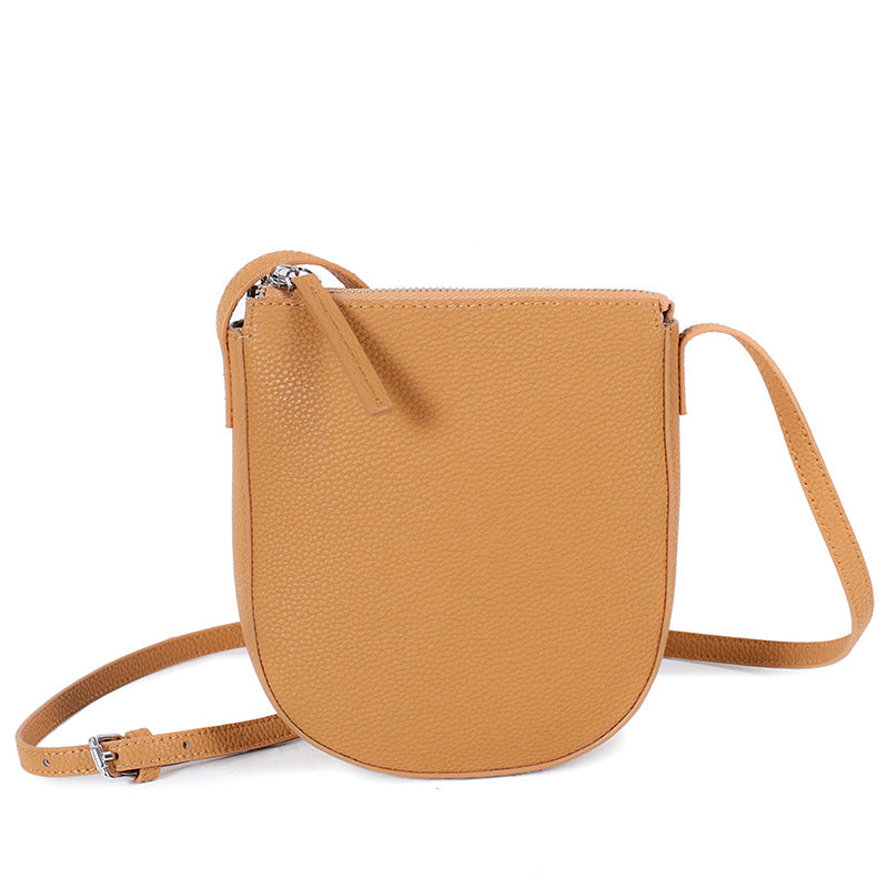Women's First Layer Cowhide For Cell Minority Crossbody Bags