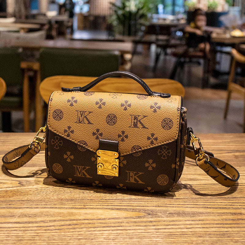 Women's Pretty Donkey's Leather Fashion Portable Small Square Bags