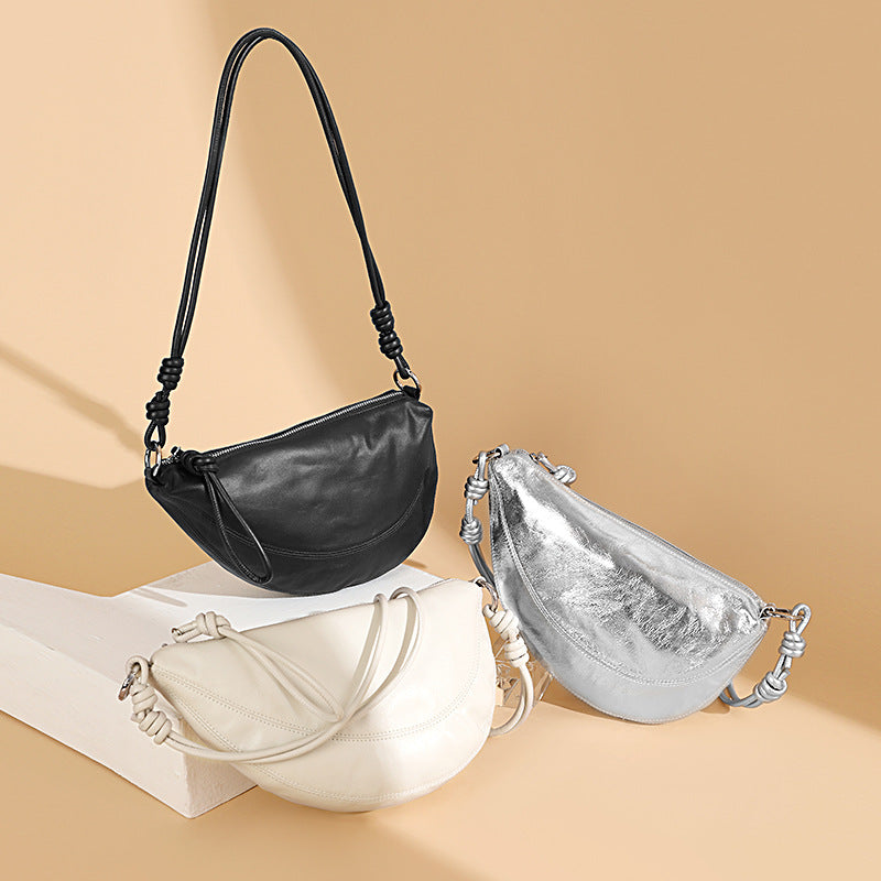 Women's Design Dumpling Cowhide Summer Fashion Large Crossbody Bags