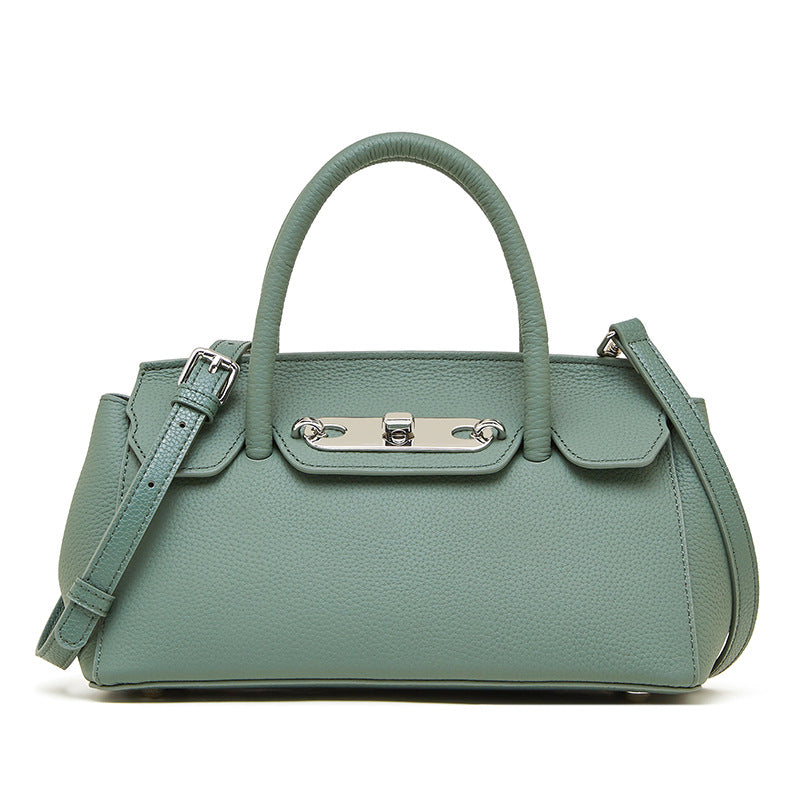 Women's Genuine Leather Platinum Kelly Mother Handbags