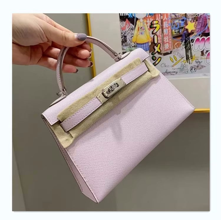 Women's Leather Crocodile Pattern Second Generation Palm Bags