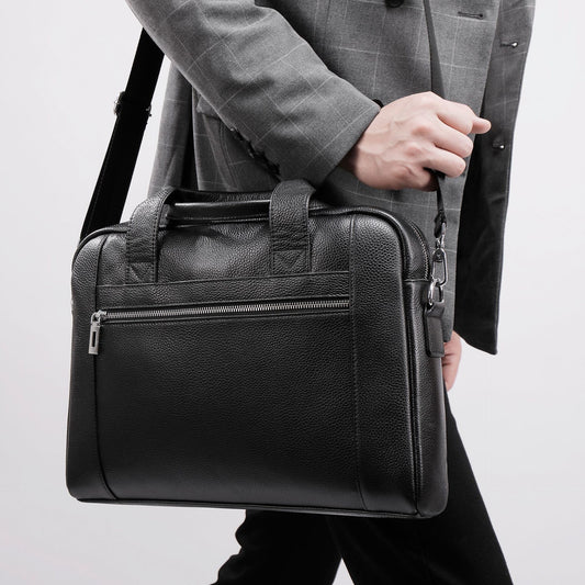 Men's Trendy Leather For First Layer Cowhide Bags