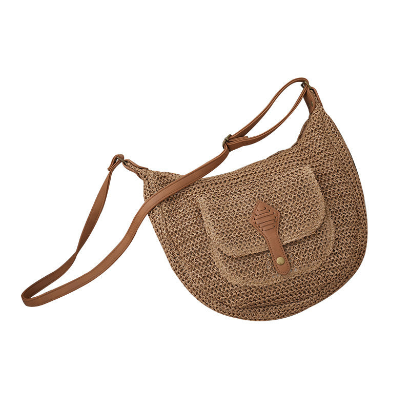 Women's Vacation Style Fashion Retro Large Capacity Crossbody Bags